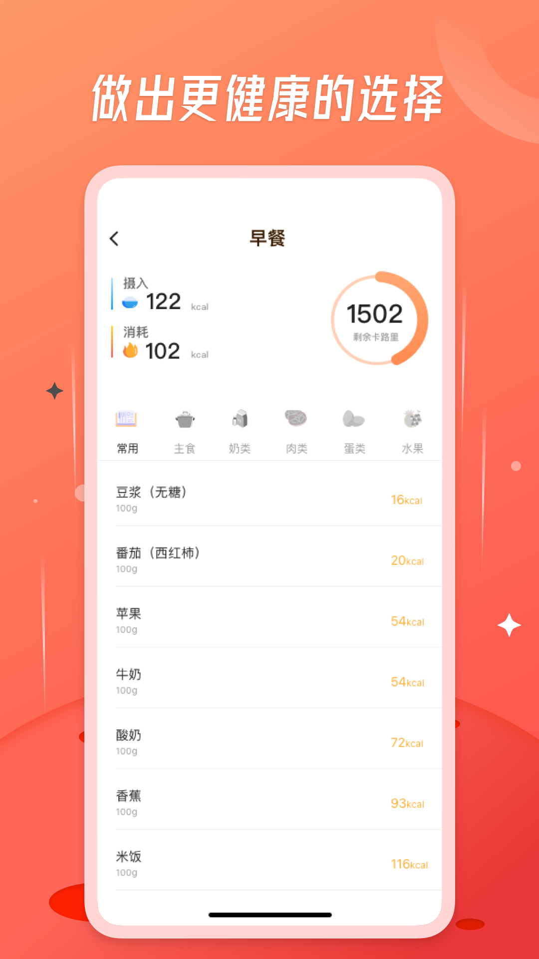 食物热量计算app