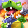 恐龙冲刺群射游戏安卓手机版（dinosaur rush: swarm shooting） v1.101