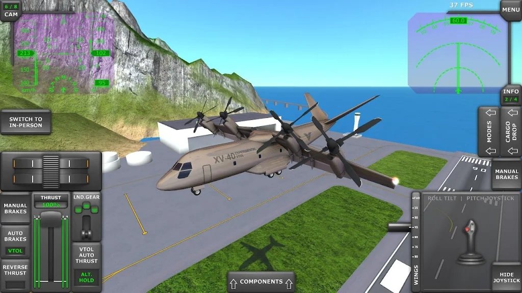 turboprop flight simulator