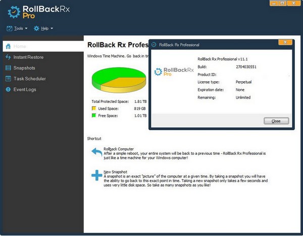 rollback rx pro(系统还原工具) 官方版